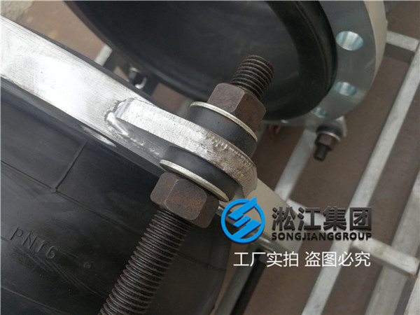 福州DN500加固型橡胶软接头,出厂带防拉脱限位装置